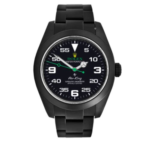 rolex air king black venom